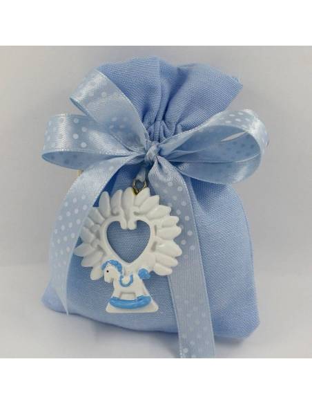 Sacchetti Battesimo bambino albero della vita cavalluccio