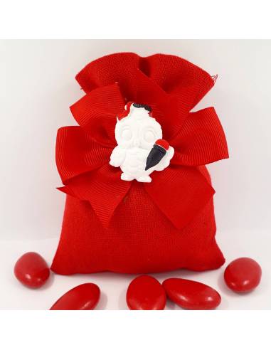 Sacchetti Laurea con gessetti gufetto tocco nero