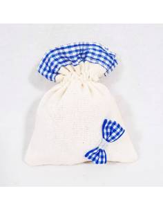 Sacchettini Battesimo con fiocchetto abbinato 2