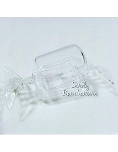 Portaconfetti caramella plexiglas Comunione