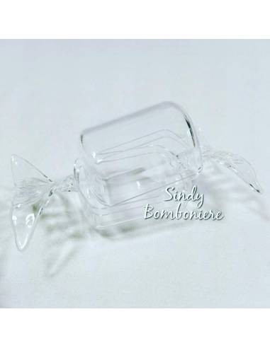 Portaconfetti caramella plexiglas Comunione