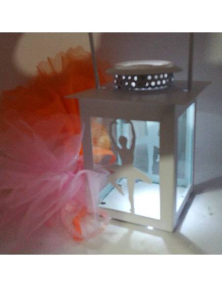 Lanterna ballerina bomboniera luce led
