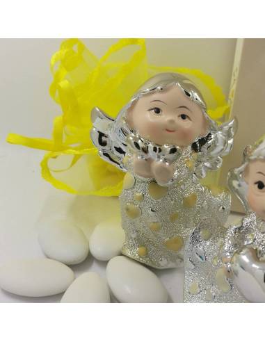 Bomboniere Comunione economiche angeli argentati