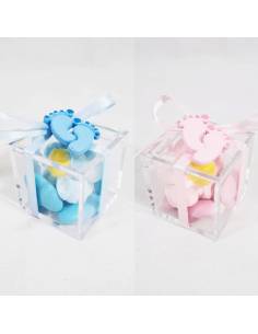 Scatoline portaconfetti nascita economiche con piedini