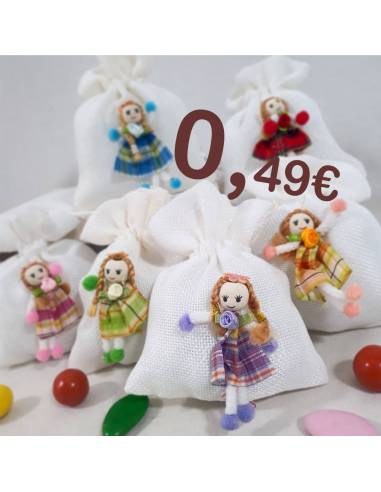 Sacchetti Comunione a 0,50 centesimi bamboline di pezza