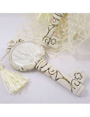 Chiave calice bianco bomboniere prima comunione fai da te