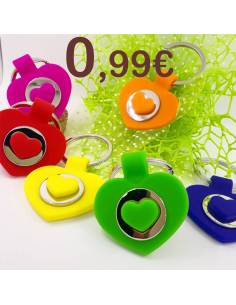 Portachiavi 18 anni a 0,99 centesimi cuore in vari colori