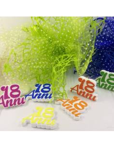 Gessetti per bomboniere diciotto anni in vari colori