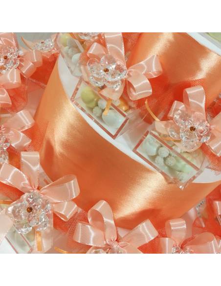 Bomboniere swarovski Comunione fiore in cristallo