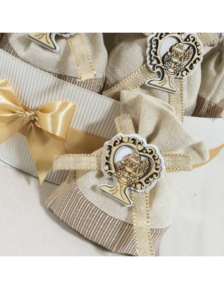 Torta bomboniere Comunione albero della vita calice