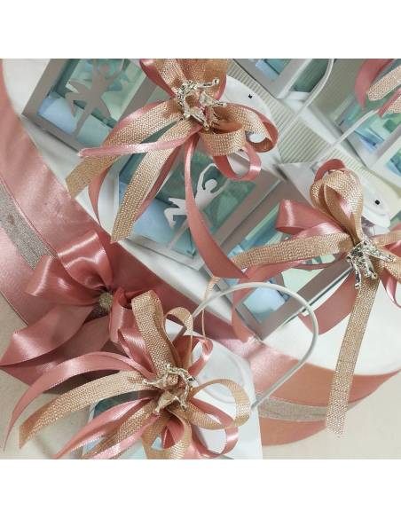 Torta bomboniera ballerina lanterna con corona di strass| Sindy Bomboniere