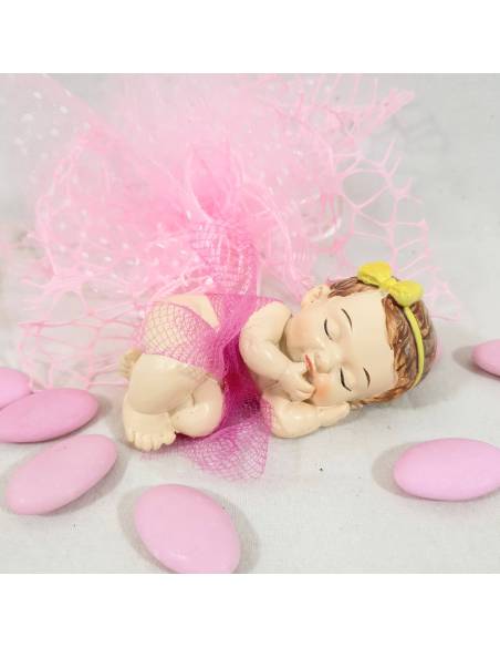 Bomboniere Battesimo bimba statuetta da regalare