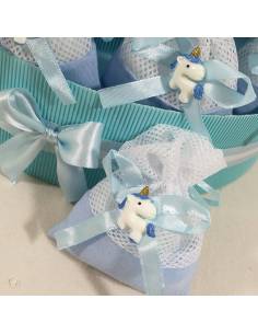 Torta bomboniere unicorno bimbo sacchettini completi 2