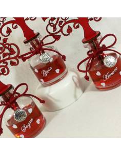 Bomboniera mappamondo profumatore rosso con albero della vita 2