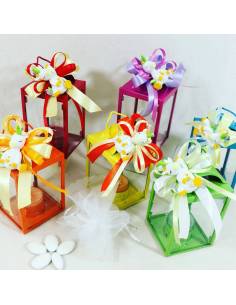 Bomboniere candele yankee candle lanterne colorate