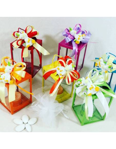 Bomboniere candele yankee candle lanterne colorate