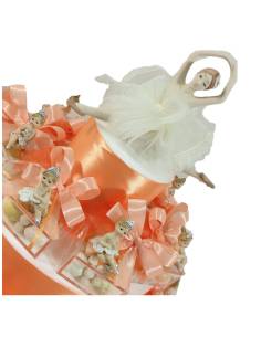 Torta Bomboniera ballerine con scatoline plexiglas