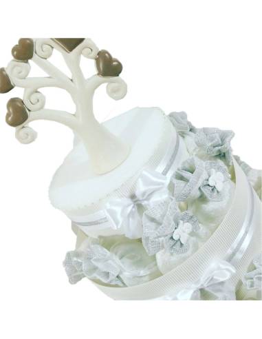 Sacchetti bomboniere 25 anni matrimonio albero della vita