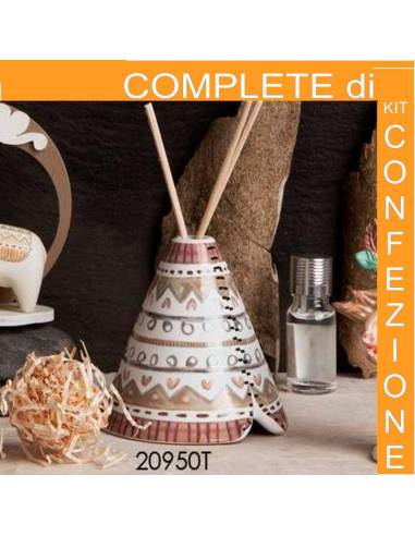 Bomboniere Claraluna a tema indiani nativi americani profumatore tenda TIPÌ profumatore