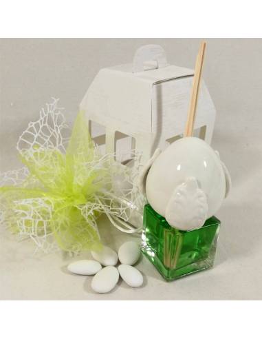 Profumatore pumo in ceramica confezione omaggio| sindy bomboniere