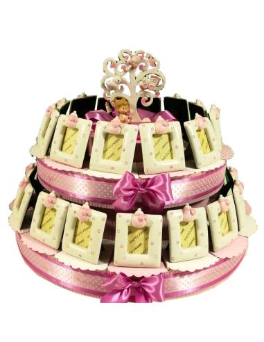 Torta porta bomboniere cornice per foto