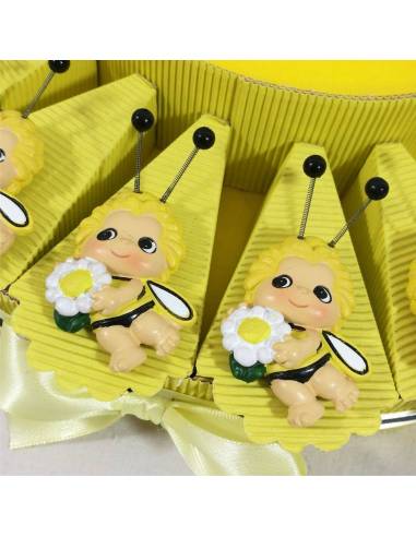 TORTA BOMBONIERA ape per nascita battesimo 1° compleanno BIMBA