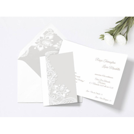 Partecipazioni di matrimonio con stampa personalizzata