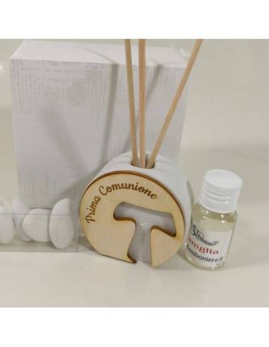 Bomboniere Comunione profumatori sacri completi di essenza alla vaniglia
