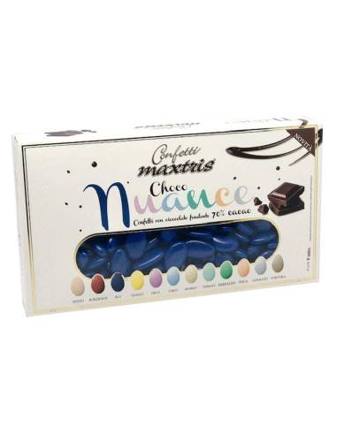 Confetti MAXTRIS CHOCO NUANCE colore BLU cioccolato fondente