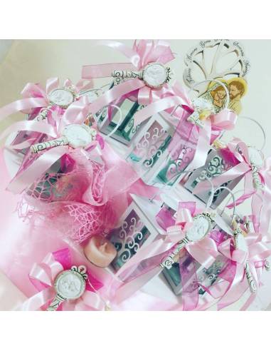 Torta bomboniera portacandele lanterna in metallo con tealight yankee candle