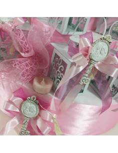 Torta bomboniera portacandele lanterna in metallo con tealight yankee candle 2