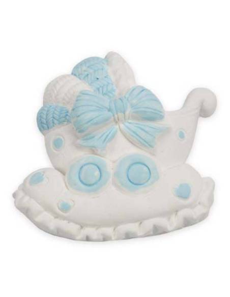 Gessetti profumati bimbo culla con dettagli azzurri