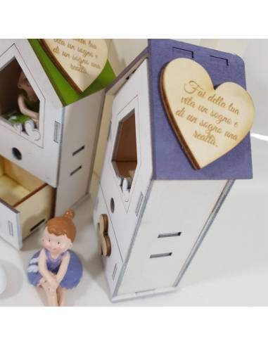 Ballerine bomboniere temperamatite