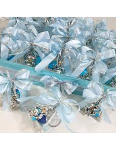 Bomboniere orsetto portachiavi bimbo completo di confezione 2