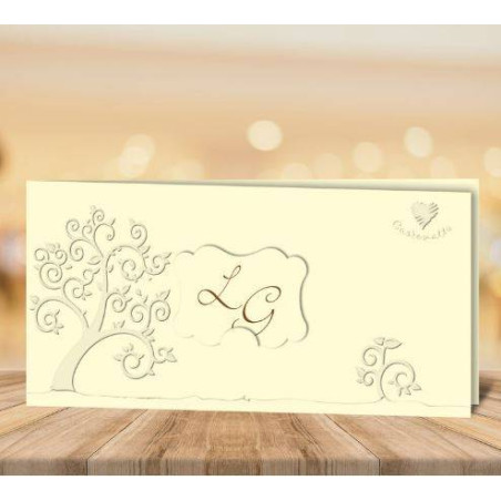 Partecipazione cuorematto solo per le bomboniere Cuore matto