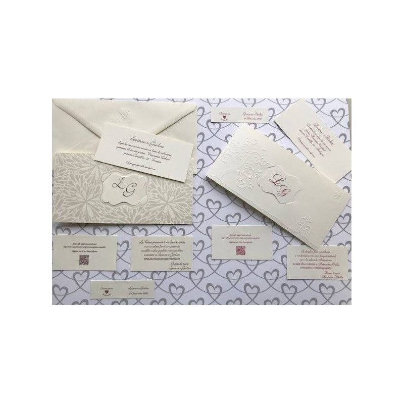 Partecipazione cuorematto solo per le bomboniere Cuore matto