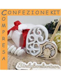 Profumatore bomboniera confezione inclusa per Cresima