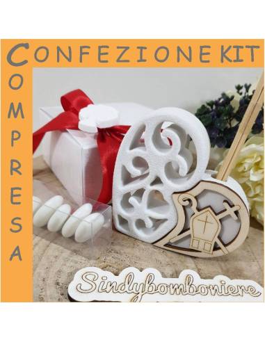 Profumatore bomboniera confezione inclusa per Cresima