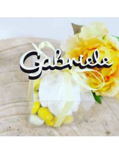 Scatoline portaconfetti comunione nome personalizzato