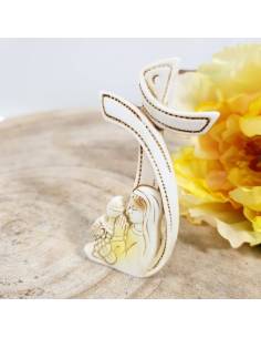 Bomboniere Comunione 2021 femmina tau statuetta