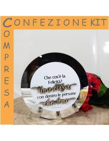 Appendiabiti Claraluna bomboniere specchiato felicità