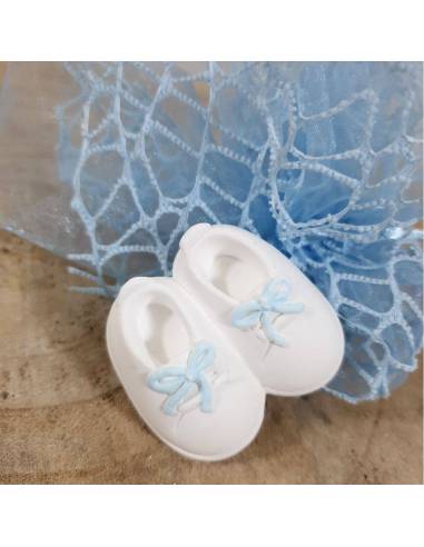 Gessetti bomboniere piedini bimbo tridimensionale nascita