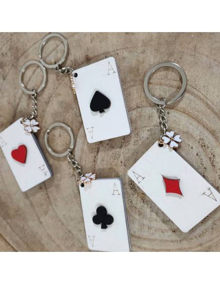 Bomboniere portachiavi tema poker gioco