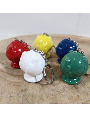 Portachiavi fai da te pumi colorati bomboniere colorate