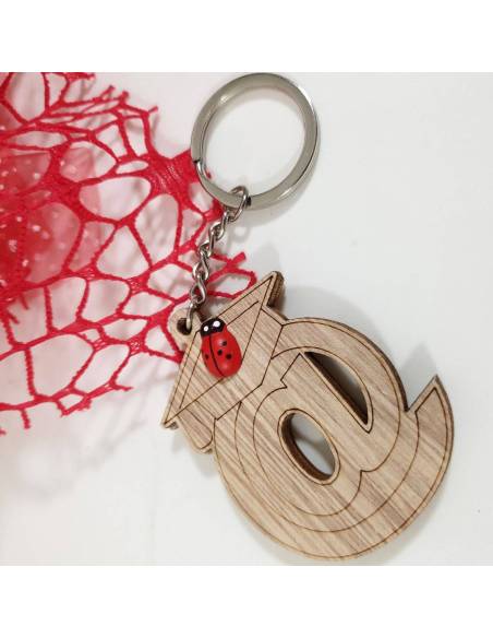 bomboniere laurea informatica chiocciola portachiavi