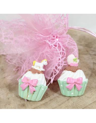 Cupcake bomboniere bimba calamita