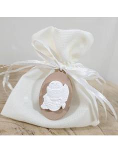 Sacchetti bomboniere Comunione pendente icona sacra Spedizione Inclusa