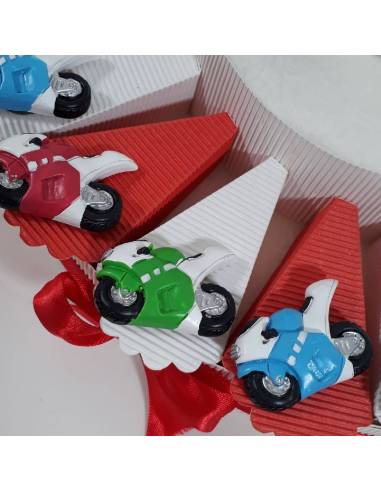 Torta di bomboniere moto GP calamite colorate spedizione inclusa| Sindy Bomboniere