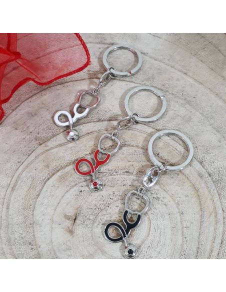 Bomboniere laurea infermieristica portachiavi fonendoscopio 3 colori | Sindy Bomboniere