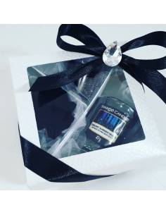 Candele bomboniere rosa eterna nera spedizione inclusa